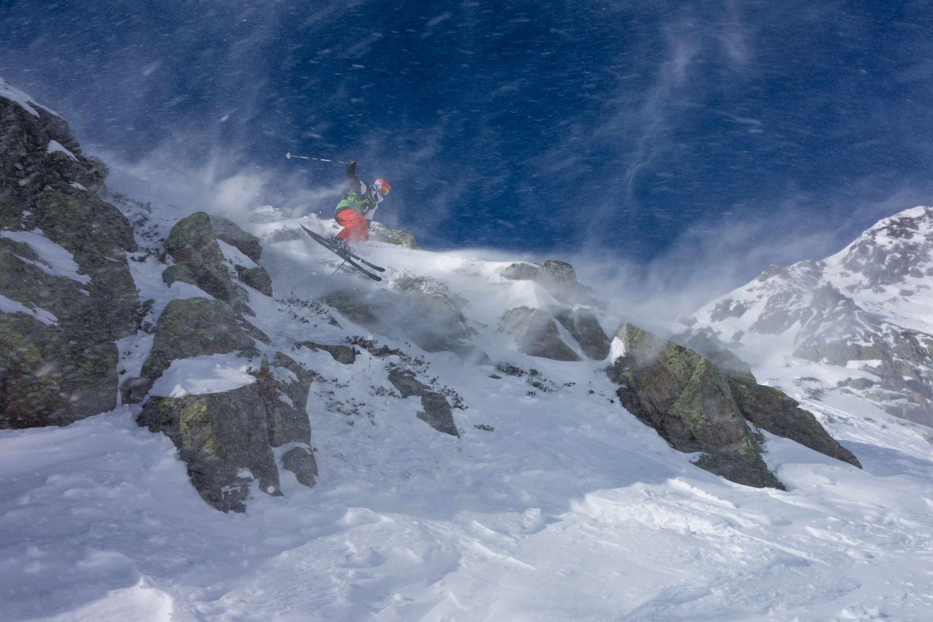 Bord de piste au Brévent