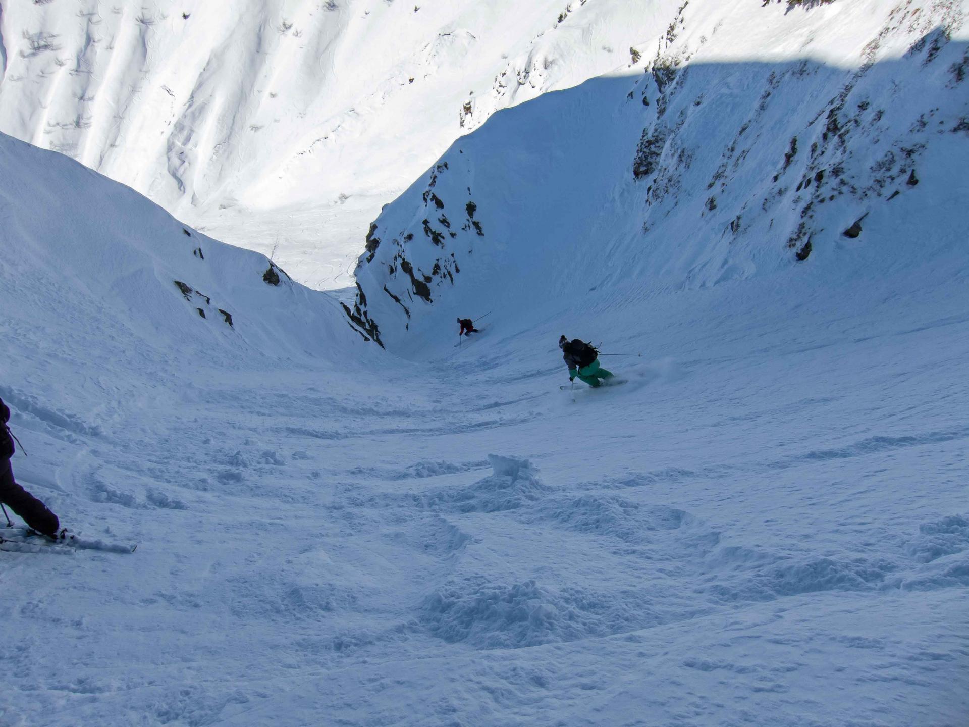 Dans un des couloirs de la Vormaine