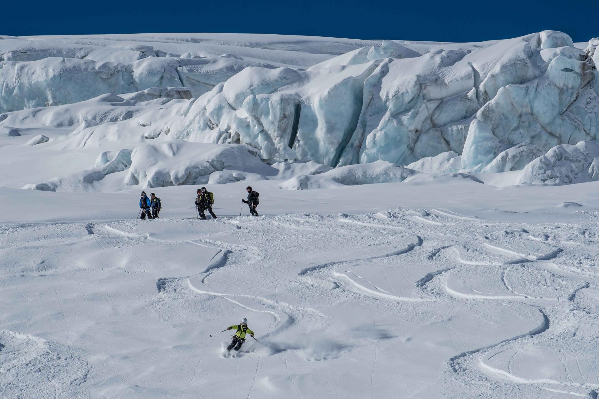 Ski sur Glacier