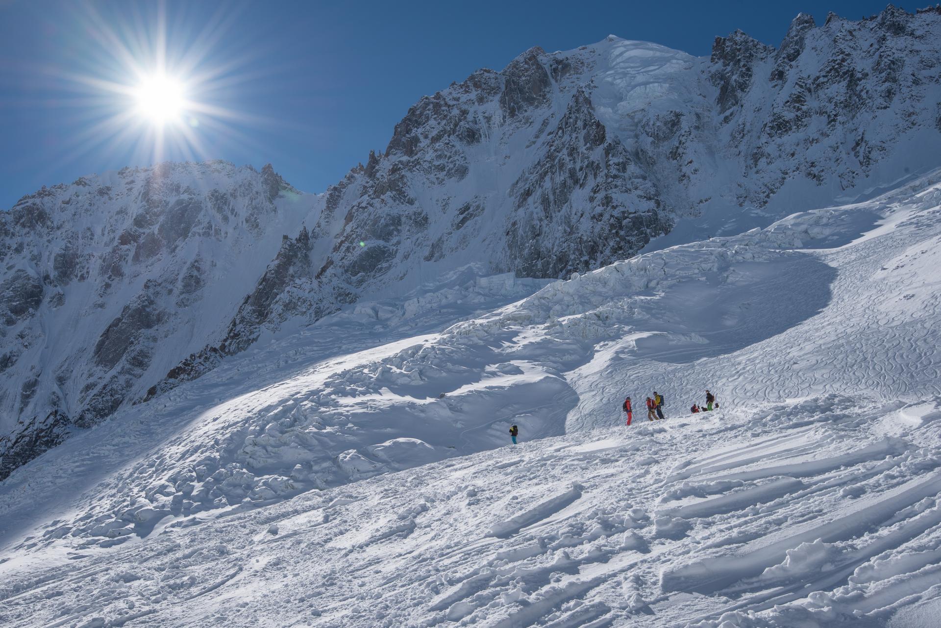 Sous l'aiguille Verte